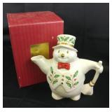 Lenox Snowman Teapot