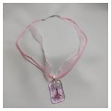 Dichroic Glass Necklace