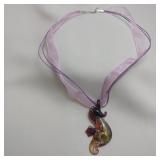 Dichroic Glass Necklace
