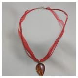 Dichroic Glass Necklace