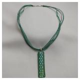 Dichroic Glass Necklace