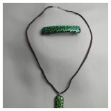 Dichroic Glass Necklace