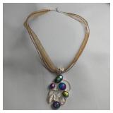 Dichroic Glass Necklace