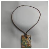 Dichroic Glass Necklace
