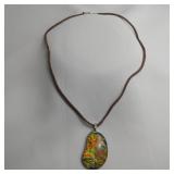 Dichroic Glass Necklace