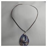 Dichroic Glass Necklace