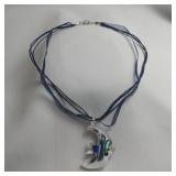 Dichroic Glass Necklace