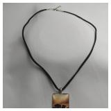 Dichroic Glass Necklace