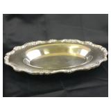 Poole Silver Co 12.75" Oval Bowl