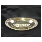 Oneida Silversmiths Oval Tray, 13.5", Double Rose