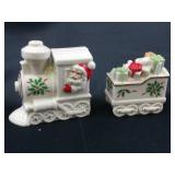 Lenox Santa Train Salt & Pepper Shakers