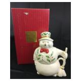 Lenox Snowman Cream & Sugar