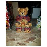 Holiday Bear Cookie Jar With Matching Sale &