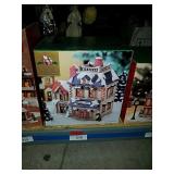 Village Square Christmas Town - Barber Shop And