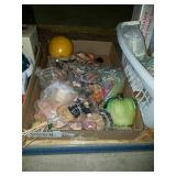 Box Of Fall Holiday Decorations