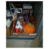 Box Of Halloween Decorations