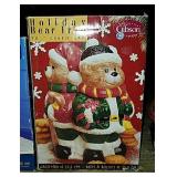 Holiday Bear Cookie Jar