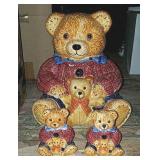 Holiday Bear Cookie Jar With Matching Sale &