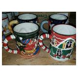 4 Christmas Mugs