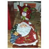 Christmas Teapot For One And Tray