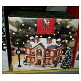 Village Square Christmas Town - School