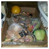 Box Of Fall Holiday Decorations