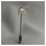 Hat Pin With Bear Made Of Pearl