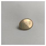 "mjw" Monogrammed Pin
