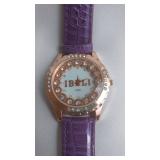 Purple Banded Watch