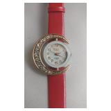 Red Banded Crescent Moon Watch