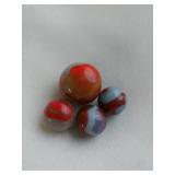 Orange And Gray Marbles