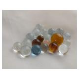 Clear And Translucent Marbles