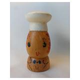 Vintage "salty" Wood Salt Shaker