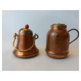 Vintage Mini Copper Salt & Pepper Shaker