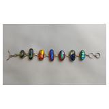 Multi-color Dichroic Glass Bracelet