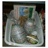 Box Of Easter Decorations