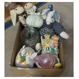 Box Of Easter Decorations