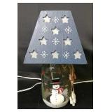 Christmas Mason Jar Lamp