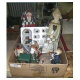 Mini Christmas Tea Set, Rustic Christmas Décor