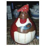 Black Americana Gourd