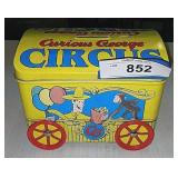 Curious George Vintage Tin Coin Bank