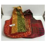 2 Hand-sewn Purses