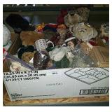 Assorted Bear Christmas Décor And Stuffed Toys