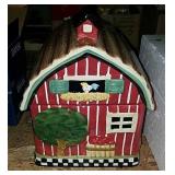 Barn Cookie Jar