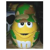Yellow M&m In Camo Treat Jar
