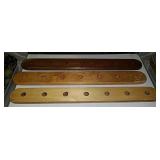 3- Wood Candle Holders