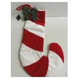 8- Candy Cane-striped Stockings