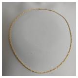 Gold-colored Chain, 14"