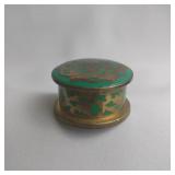Brass Snuff Box, Appx 1" Diameter