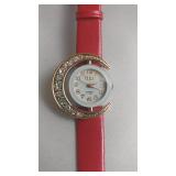 Red Banded Crescent Moon Watch